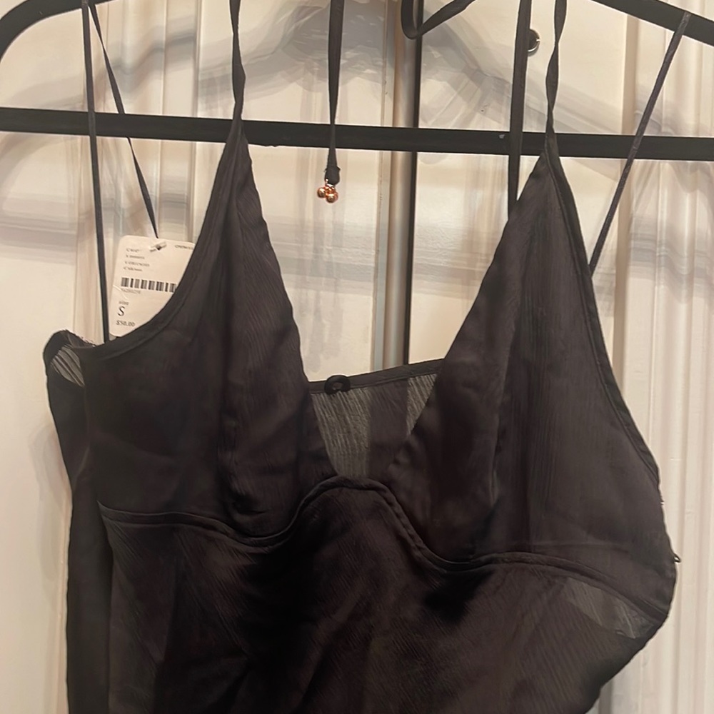 Free people halter top slip dress